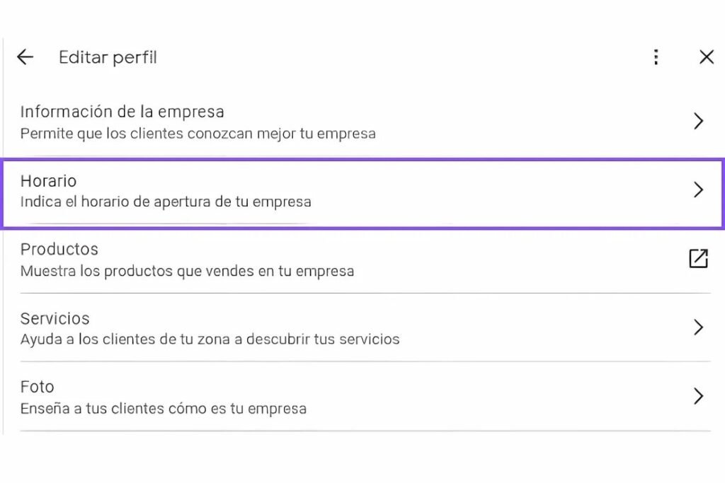 como poner cerrado por vacaciones en google