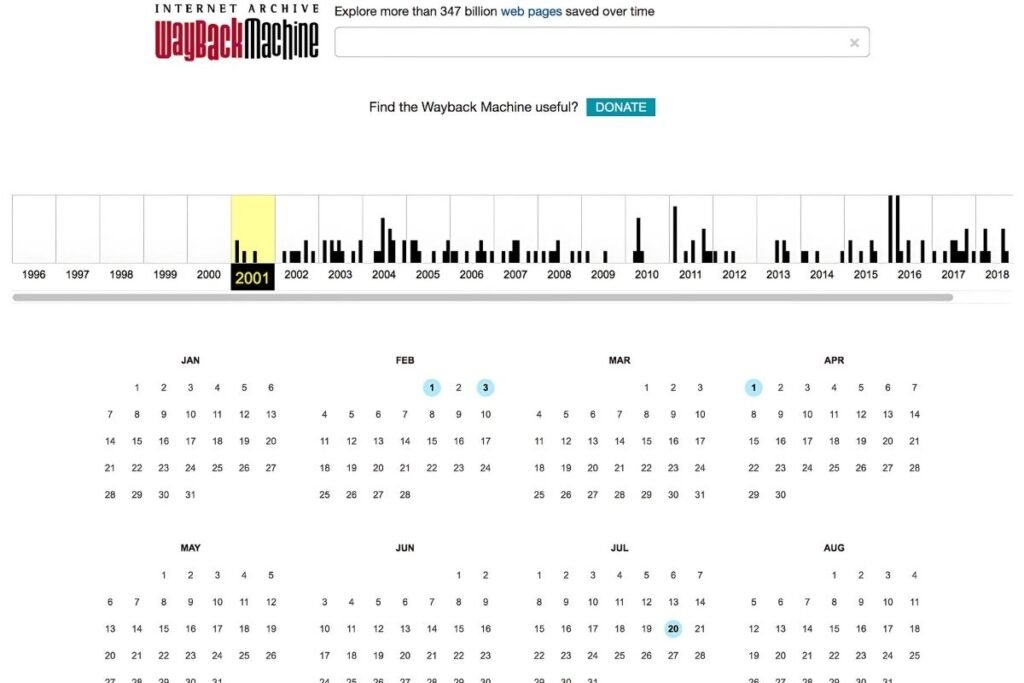 wayback machine